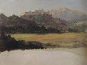 Frederic E.Church Salzburg,Austria,View of the Castle china oil painting reproduction